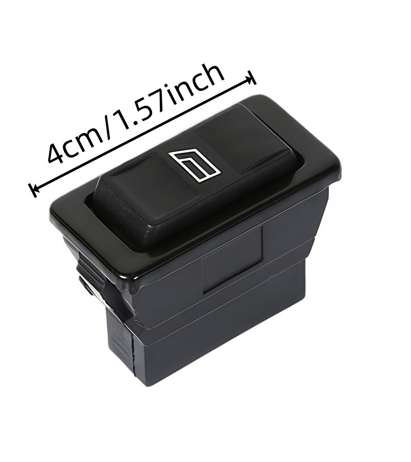 Universal Car Electric Window Lift Switch 1 Set With Black Cable Harness - Image 2