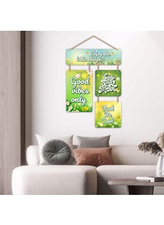 NIVARA NIVARA Wall Hanger Handmade MDF Wooden Art Enjoy Every moments Theme EcoFriendly Home Office Dcor 12 x 21 Inch  - Image 4