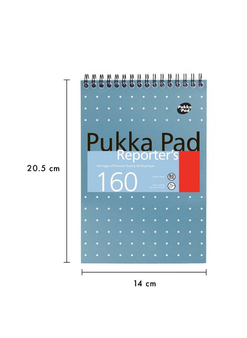 3-Piece Metallic Reporter's Pad 140mm x 205mm Size - pzsku/Z61DF1C4B28FABE1D7B0EZ/45/_/1734248157/3787efd9-1082-4b6d-974a-73d10e43cdbb