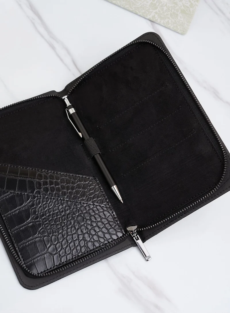 Ted Baker Alffiie Croc Effect Travel Organiser