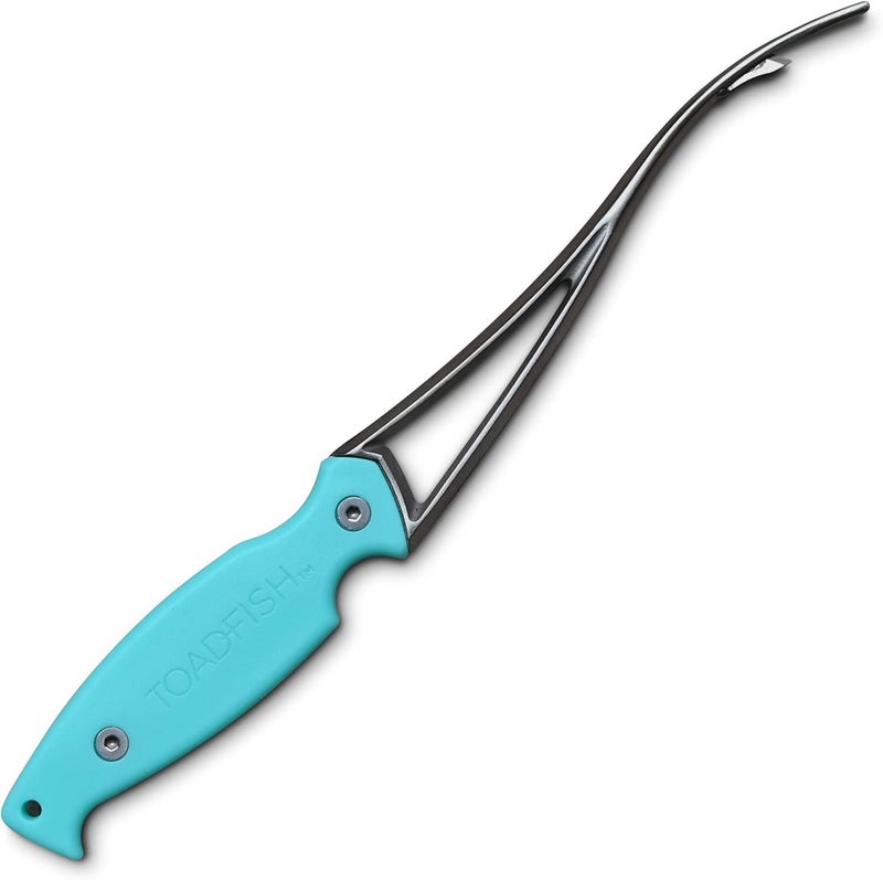 Toadfish Shrimp Deveiner Tool - Prawn & Seafood Peeler - Frogmore Shrimp Cleaner - Steel Butterfly Blade - Kitchen Essential - Ergonomic Handle - Stainless Steel - Full-Tang Strength - Image 1