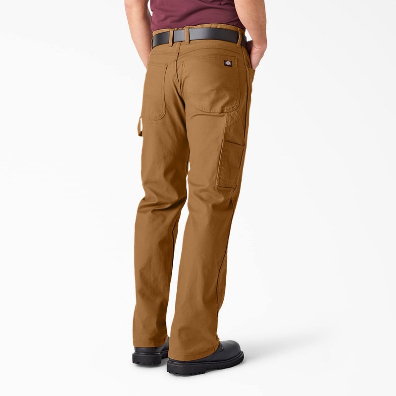 Dickies Mens Relaxed Fit Straight-Leg Duck Carpenter Jeans, Brown Duck, 34W x 34L US - Image 2