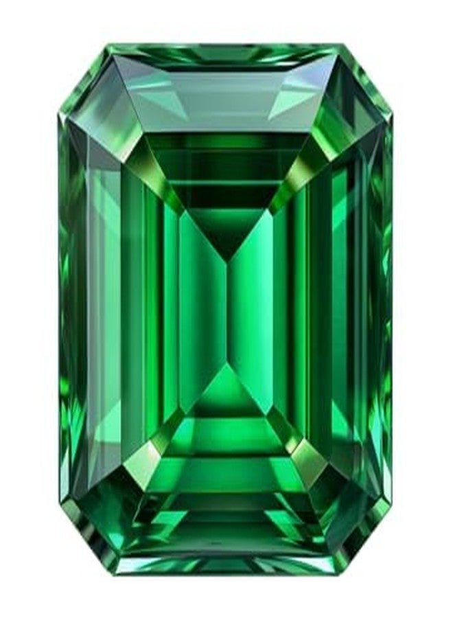 GEMS RIVER Emerald 5.25 Ratti 4.45 Carat Gemstone Original Natural Certified Colmbian Panna Stone Good Cut for Men and Women By lab Certifeid (G213) - Image 1