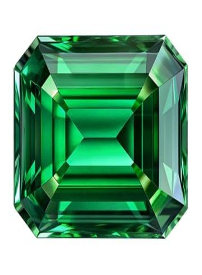 GEMS RIVER Emerald 5.25 Ratti 4.45 Carat Gemstone Original Natural Certified Colmbian Panna Stone Good Cut for Men and Women By lab Certifeid (G213) - Image 2