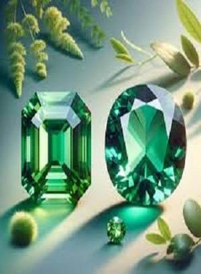 GEMS RIVER Emerald 5.25 Ratti 4.45 Carat Gemstone Original Natural Certified Colmbian Panna Stone Good Cut for Men and Women By lab Certifeid (G213) - Image 3