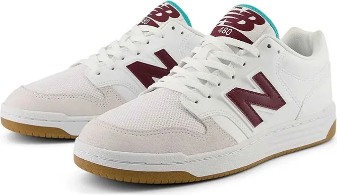 نيو بالانس 480 Unisex White Sneaker BB480LFT