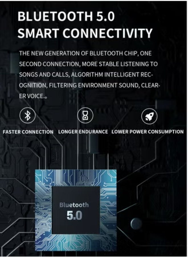 sanag A5X True Bone Conduction Earphone Open Ear Bluetooth Wireless Sport Headphones Waterproof Headset 3D Stereo Sound - Image 5