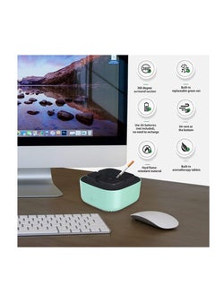 Furtey Ashtray Car Ashtray Built-in filter cotton and large capacity battery air purifier for Home Indoor and Outdoor  - Image 4