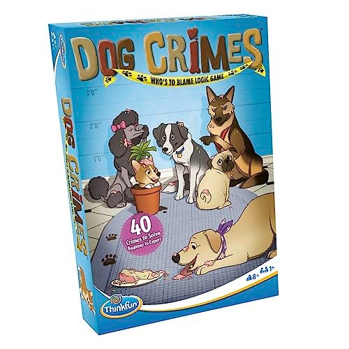 ThinkFun Dog Crimes Logic Game - Engaging Brainteaser for Kids and Adults | Fun Detective Theme | Memory and Reasoning Skill Builder | Unique Artwork | Suitable for Ages 8 and Up - Image 2