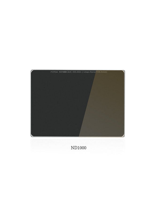 Fotga FOTGA 4mm ND1000（3.0）10-stop Lens Filter 4×5.65in ND Filters Optical Glass Waterproof Scratch-resistant with Multi-Resistant Coating  - Image 1