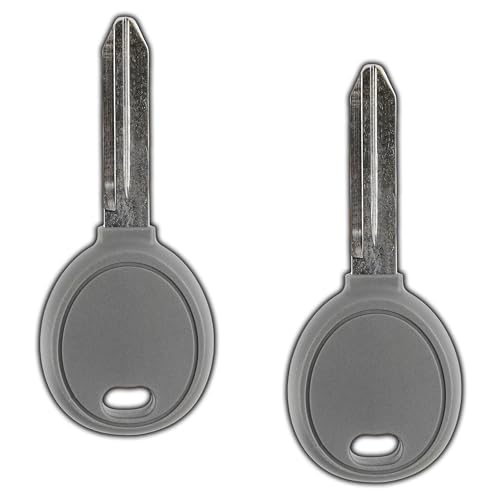 KeylessOption 2x KeylessOption Car Key Replacement for 2000 2001 2002 2003 2004 2005 2006 Chrysler Sebring Town Country Dodge Caravan Durango Ram Jeep Cherokee Wrangler, Y160 4D 64, Programming Guide Included - Image 1