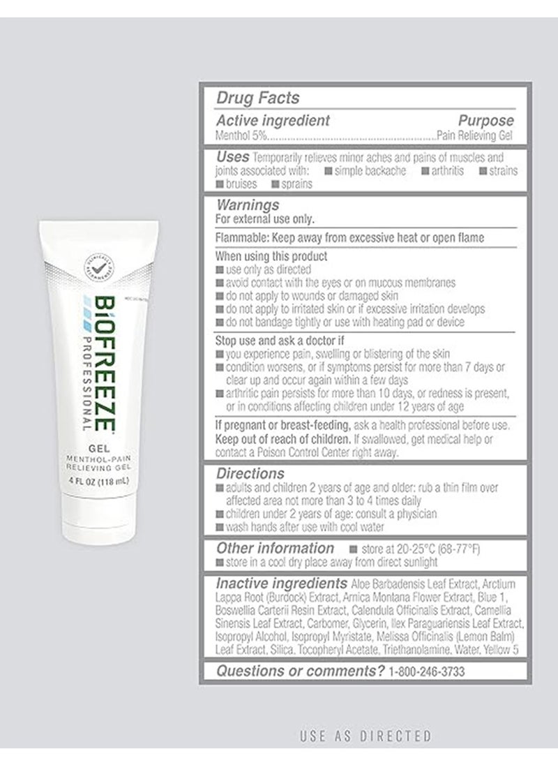 Biofreeze Biofreeze Gel Pain Killer 118ml  - Image 2