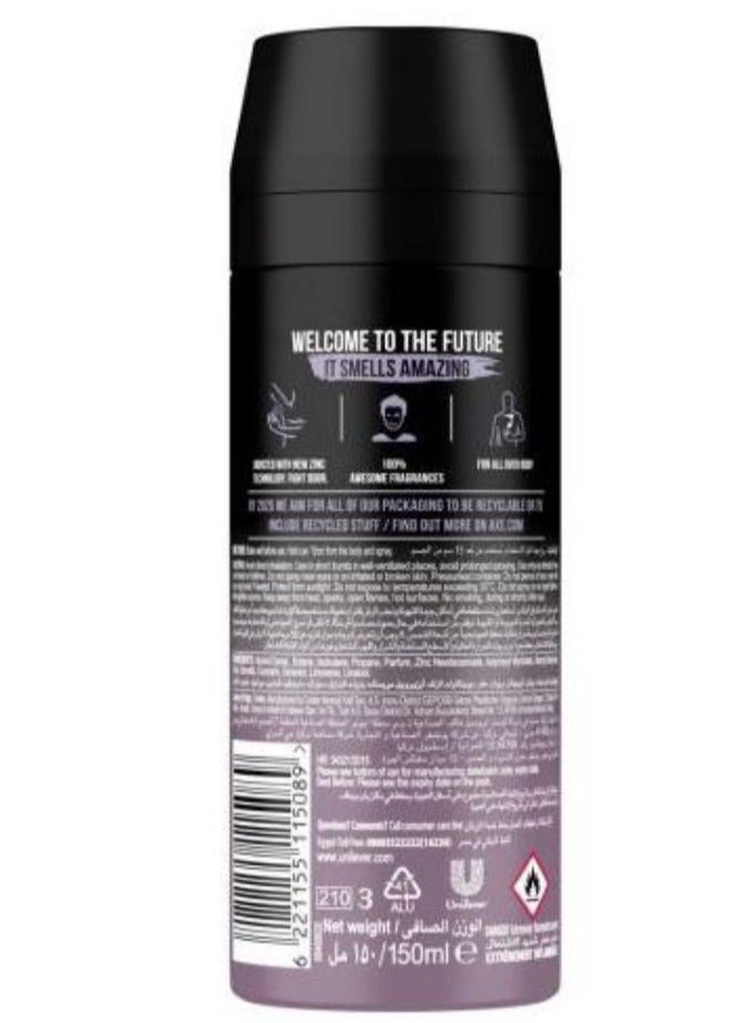 Axe black night spray 150 ml - Image 2