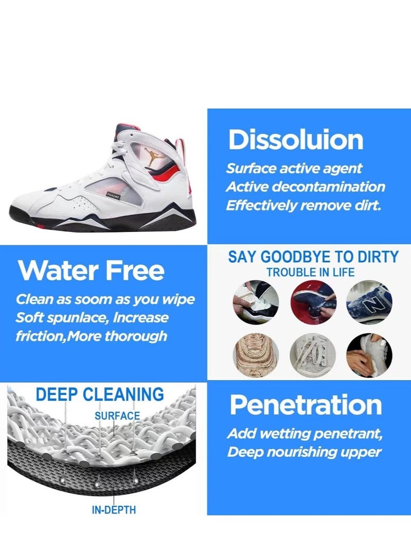 كوغزو مناديل تنظيف الأحذية الجلدية، 30 قطعة، منظف أحذية، مناديل تنظيف الأحذية، مناديل سريعة، للاستخدام مرة واحدة، صديقة للسفر، محمولة، تزيل الأوساخ والبقع، الأفضل للجزمة، الأحذية، الصنادل، والأحذية الطويلة - Image 5