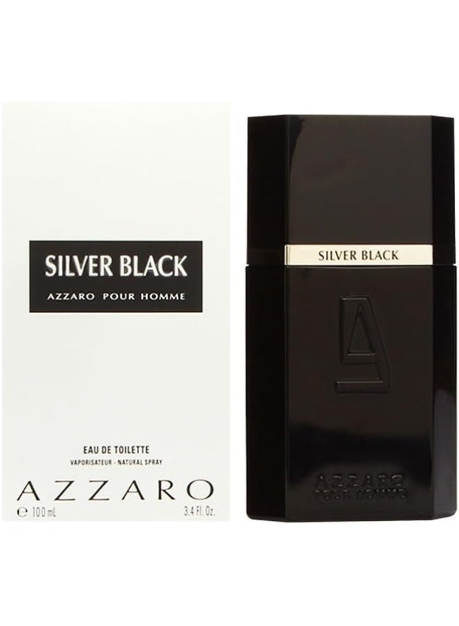 AZZARO Silver Black EDT 100ml - Image 3