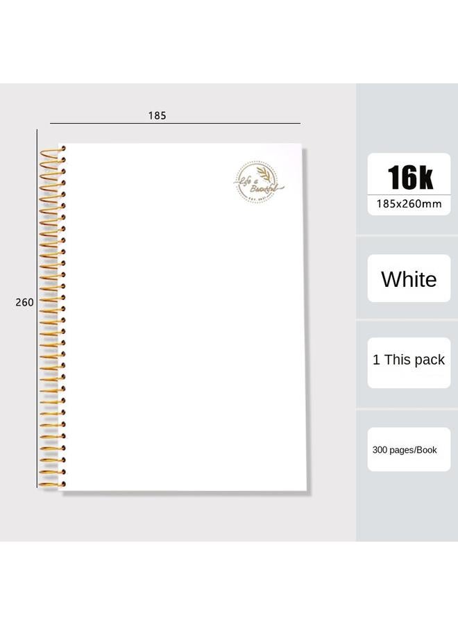 Bluejw Hardcover Spiral Coil Book 150 Sheet Office Meeting Notebook Loose-leaf Book Diary Composition Text School Supplies - Image 1