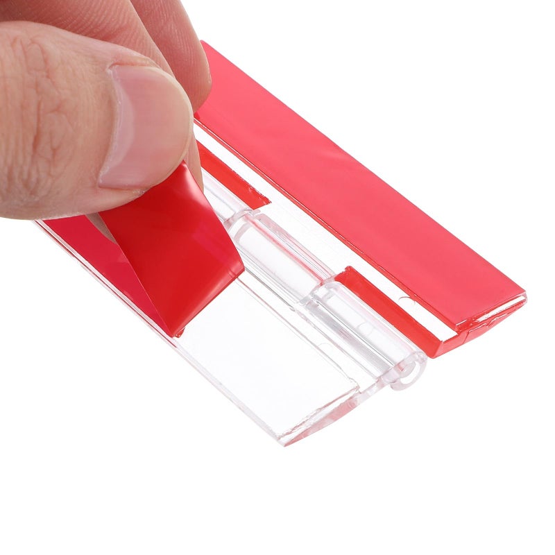 4PCS Self Adhesive Folding Hinges 65mm X 40mm Strong Plastic for Small Cabinets Glass Doors Jewelry Boxes - Image 4