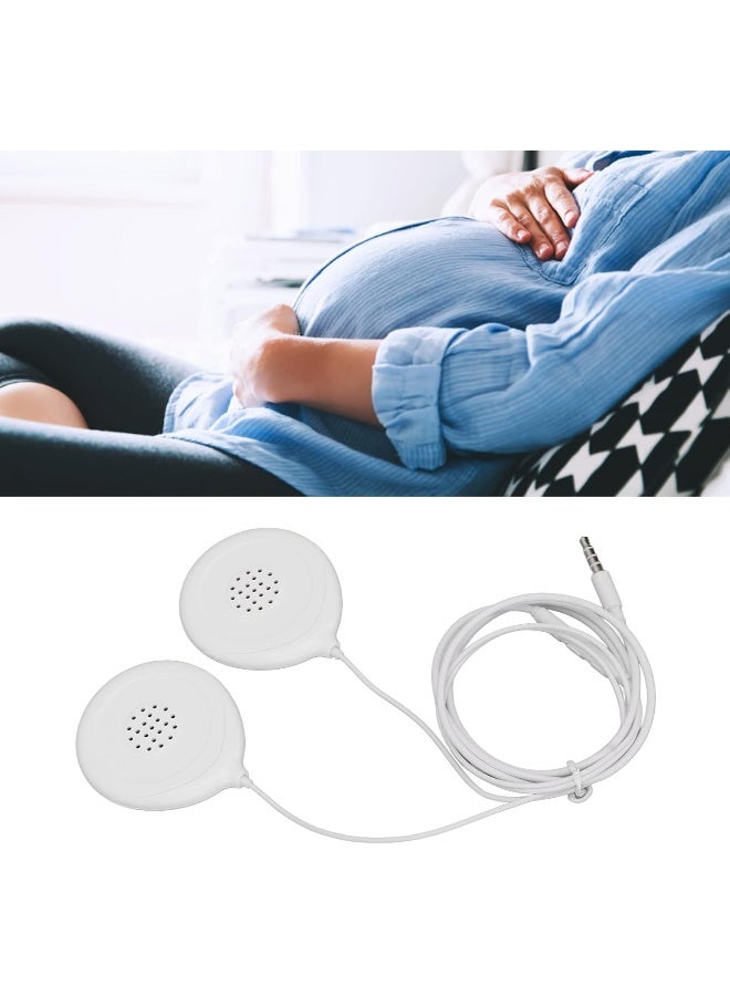 ZERONE سماعة بطن زيرون للحمل، جهاز مراقبة نبضات قلب الطفل، مكبرات صوت بطن الحمل، موزع موسيقى - Image 3