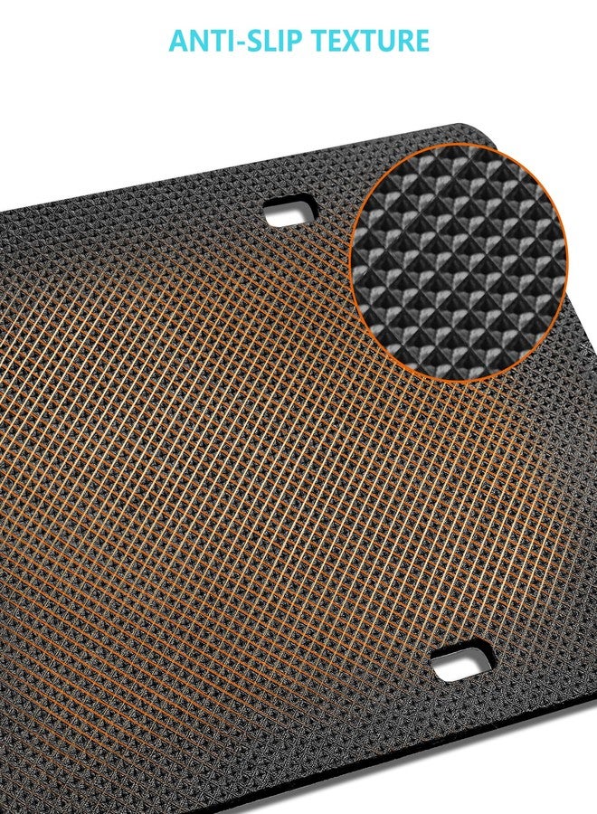 NJNYLLC License Plate Anti Rattle Pads 2 Pack - EVA Foam Shockproof Padding for Noise Reduction & Protection, Universal Fit 12x6 US Cars/SUVs - Image 3