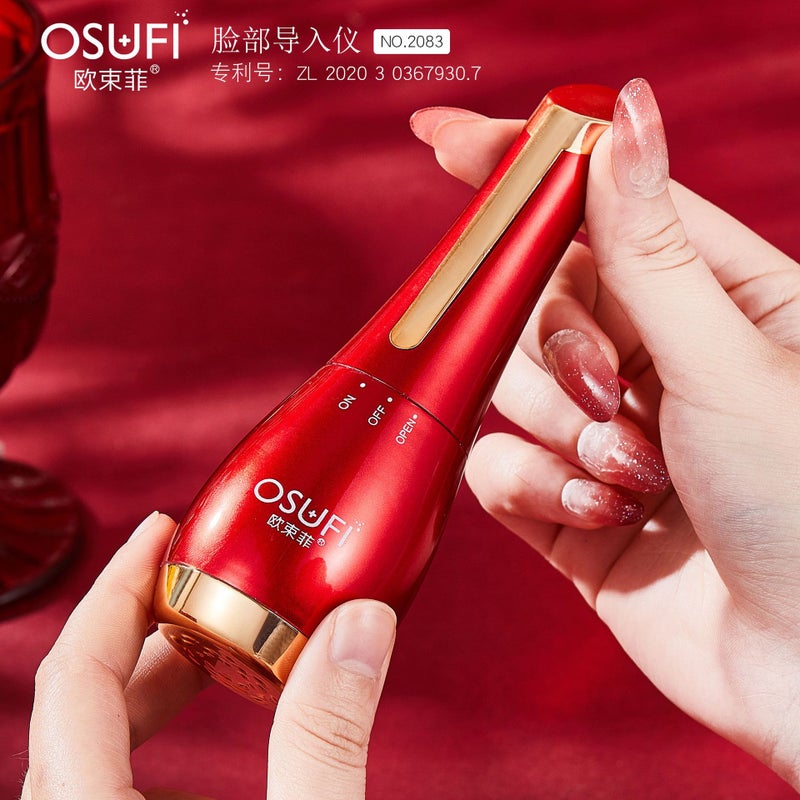 Electric Facial Beauty Instrument Lifting And Tightening V Face Import Instrument Fading Neck Pattern Massager Help Absorption Delivery - Image 4