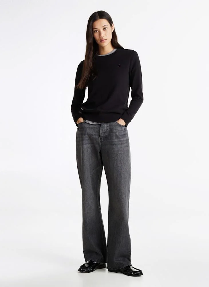 TOMMY HILFIGER Logo Crew Neck Sweater