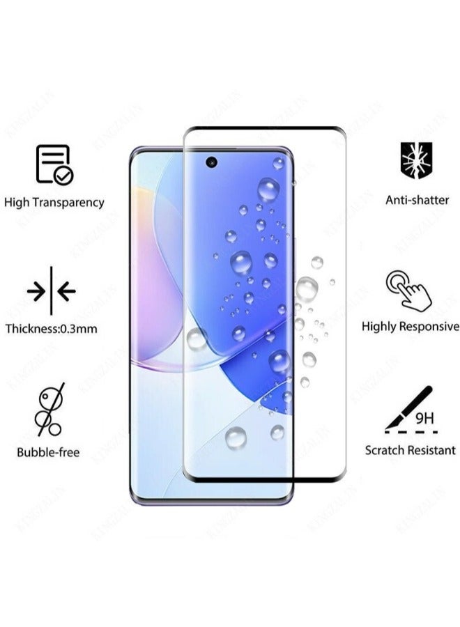 Protective sticker for Huawei Nova 9 SE, clear tempered glass screen protector, 2 pieces - Image 3