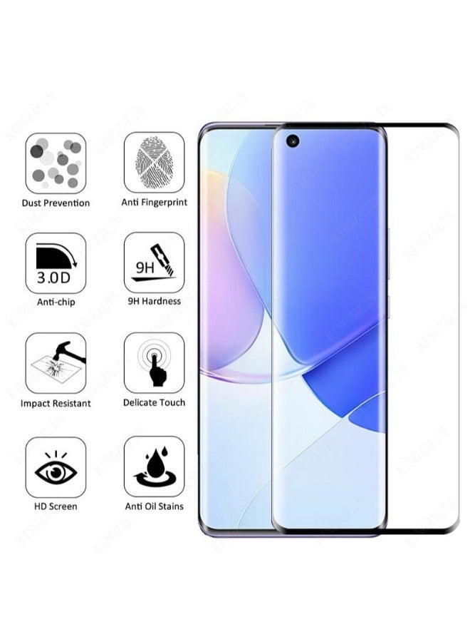 Protective sticker for Huawei Nova 9 SE, clear tempered glass screen protector, 2 pieces - Image 4
