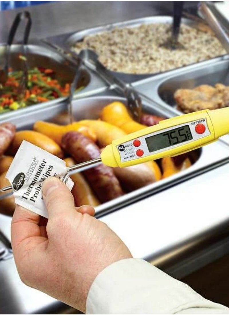 YASHTECH DPP800 Pocket Test Thermometer, Fast, Accurate Temperature Reading with Large LCD, -40/450° F Temperature Range, 1 Piece  - Image 4