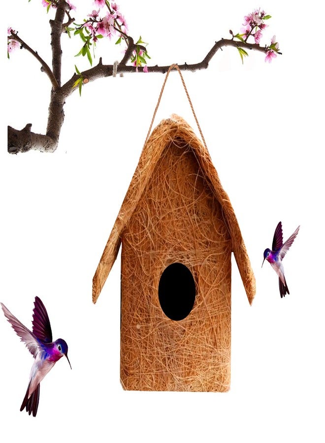 LIVEONCE Triangle Bird House -Natural Color - Image 1