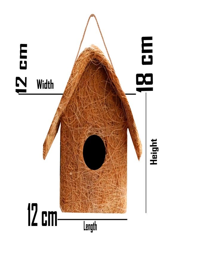 LIVEONCE Triangle Bird House -Natural Color - Image 2