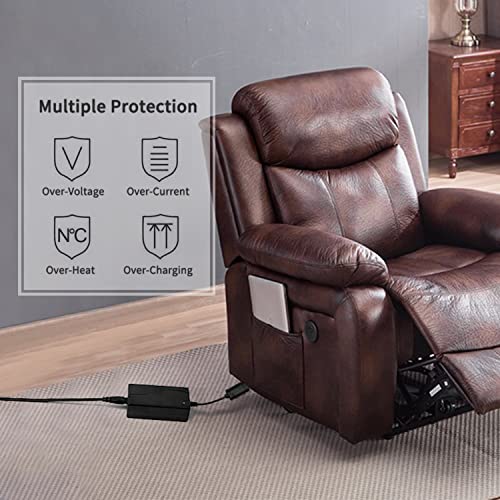 CUGLB Lift Chair AC/DC Switching Power Supply Transformer, 29V 2A Power Recliner Transformer with 4Ft AC Cord and 6.5Ft Motor Cable - Image 4