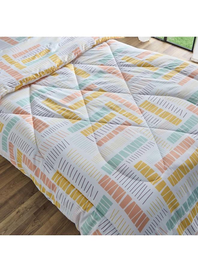 Home Box Nora Savana Microfibre Single Reversible Comforter - 135x220 cm  - Image 3