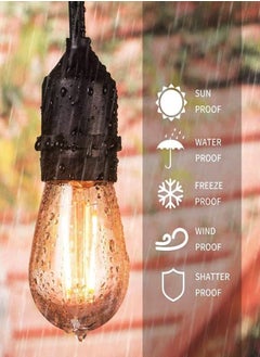 MODI Outdoor Waterproof Led String Lights E27 Holder 10 meter (20pcs)  - Image 5