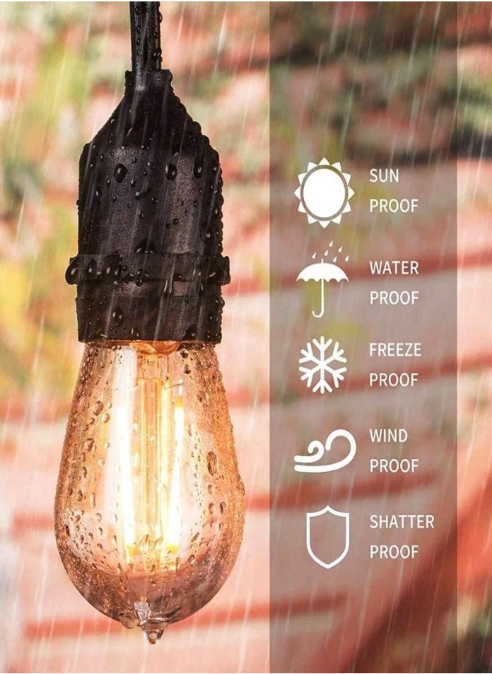 Outdoor Waterproof Led String Lights E27 Holder 10 meter (20pcs)