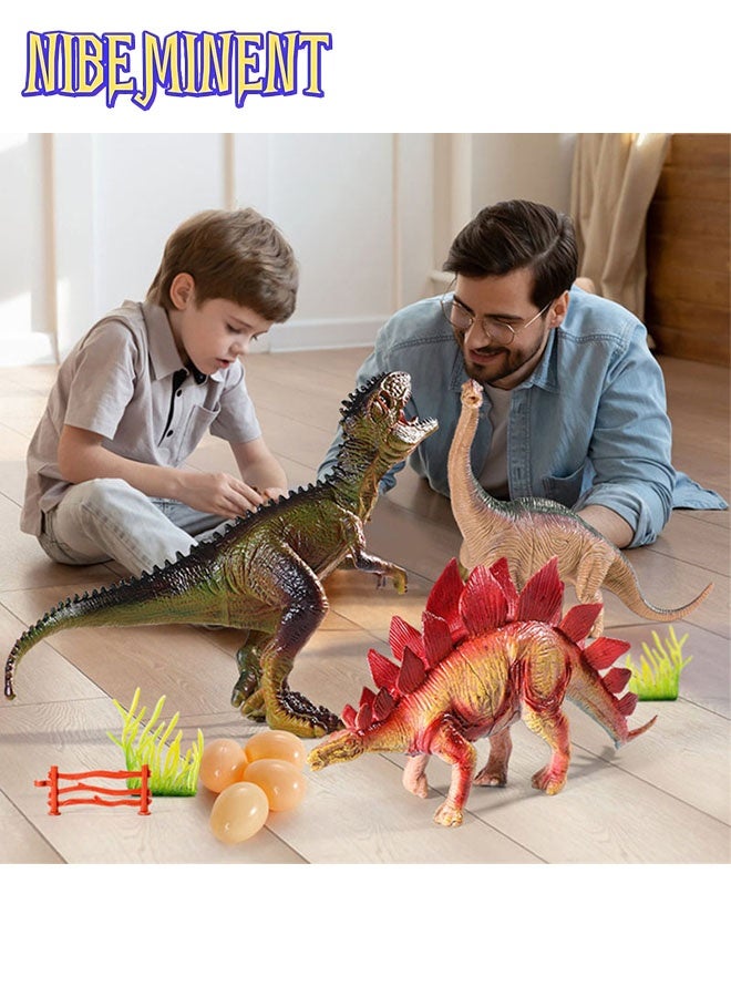 NIBEMINENT 46PCS Dinosaur Toys Figures with Storage Box, Jurassic Dinosaur Toys，Realistic Action Educational Dinosaur Figures for Kids Boys Girls - Image 3