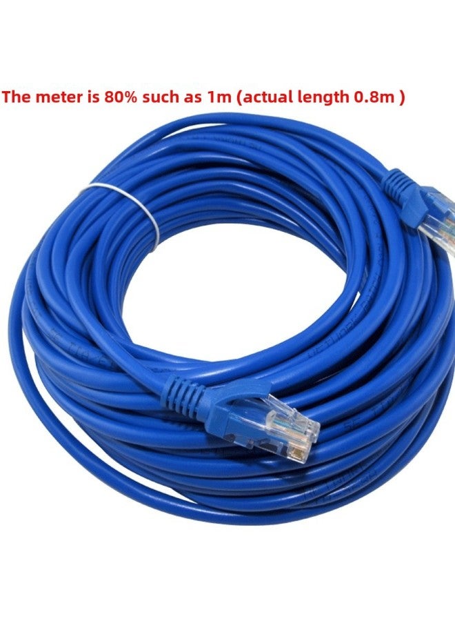 Network Cable 1/3/5/20/25/30/40/50 M High-speed Computer Broadband Finished Home Network Cable Router Network Cable-Colour:Blue-Line Length:10M  - Image 4