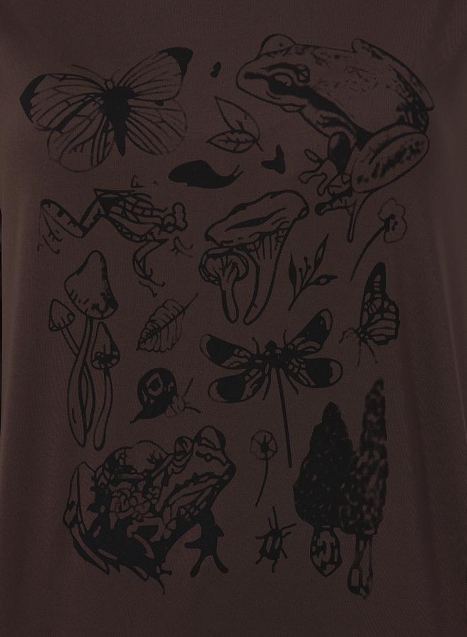 Styli Oversized Graphic Print Round Neck T-shirt - Image 3