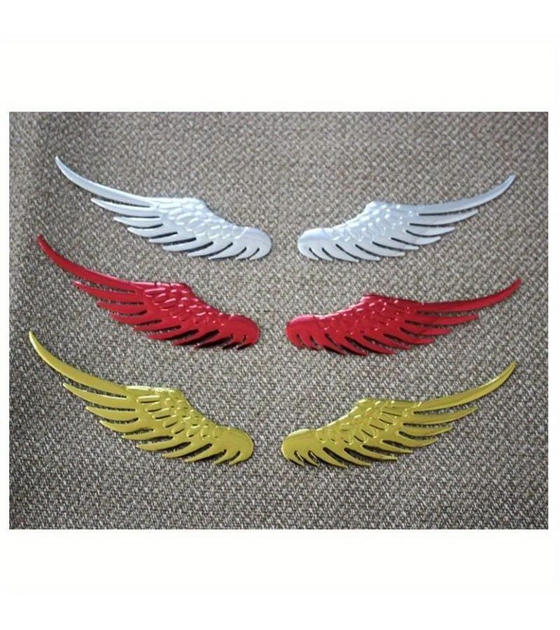Pvc Red Big Wings 3d Stereo Car Stickers Soft Rubber Auto Accessories - Image 5