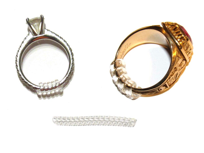Easy Ring Adjusters Quickly fit The size of your ringband 3 sizes included Invisible Silicone Ring Sizers Resizers for Loose Rings for Women and Men