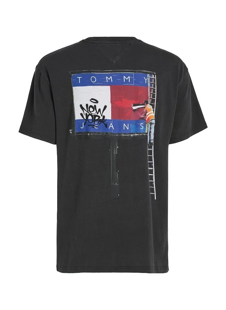تومي جينز Logo Crew Neck T-Shirt