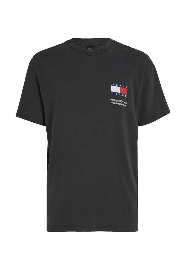 تومي جينز Logo Crew Neck T-Shirt