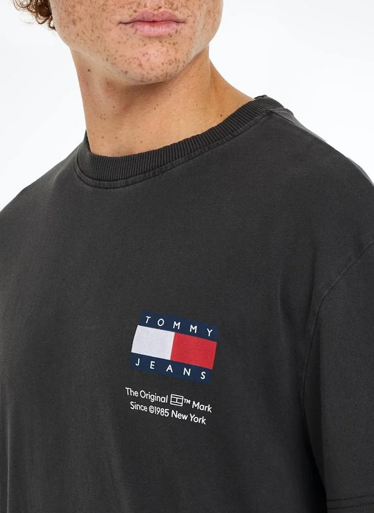 تومي جينز Logo Crew Neck T-Shirt
