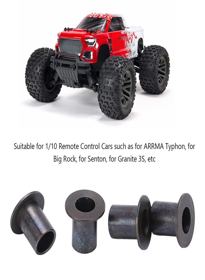 Dilwe 4 قطع أنبوب مزودج لسيارة التحكم عن بعد، أنبوب مزودج من الصلب 4x4 ARAC3906 لسيارة التحكم عن بعد 1/10 جزء ترقية - Image 3