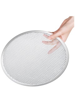 Generic 4 Pieces Seamless Round Pizza Screen, 2 12 inch Aluminum Mesh Screen and 10 Baking Tray for Home Kitchen Restaurant Supplies  - Image 5