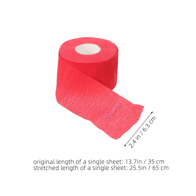 10PCS Disposable Neck Strips for Haircut: Barber Paper Wraps Hairdressing Neck Cover - Hairdressing Tissue Roll for Salon Barbershop - Image 3