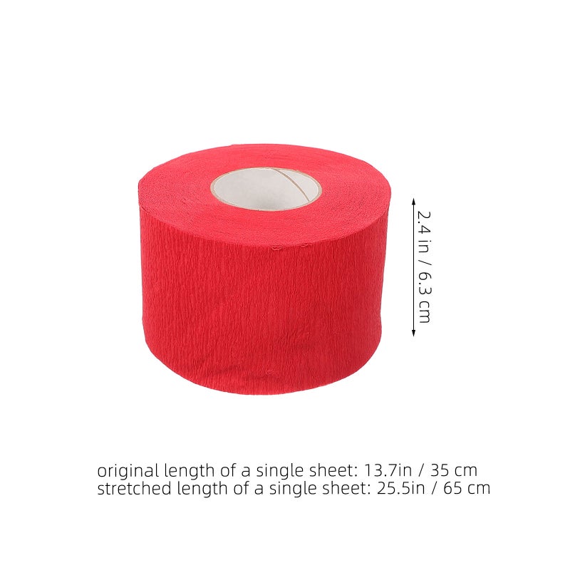 10PCS Disposable Neck Strips for Haircut: Barber Paper Wraps Hairdressing Neck Cover - Hairdressing Tissue Roll for Salon Barbershop - Image 2