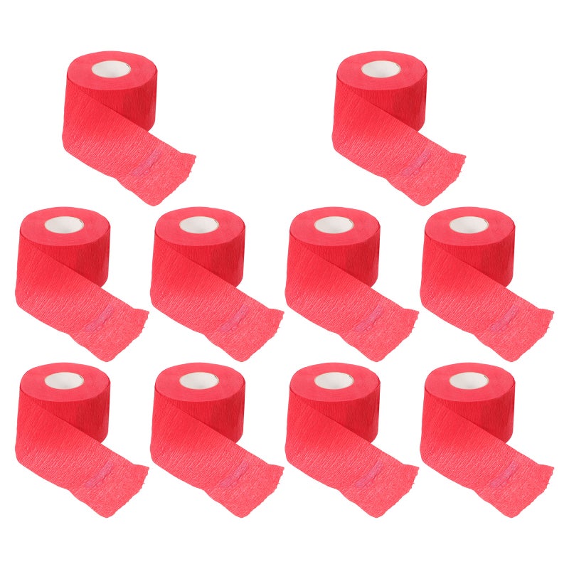 10PCS Disposable Neck Strips for Haircut: Barber Paper Wraps Hairdressing Neck Cover - Hairdressing Tissue Roll for Salon Barbershop - Image 1