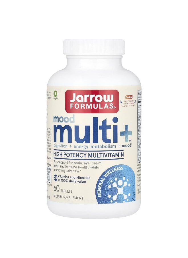 jarrow formulas Jarrow Formulas, Mood Multi+™, 60 Tablets  - Image 1