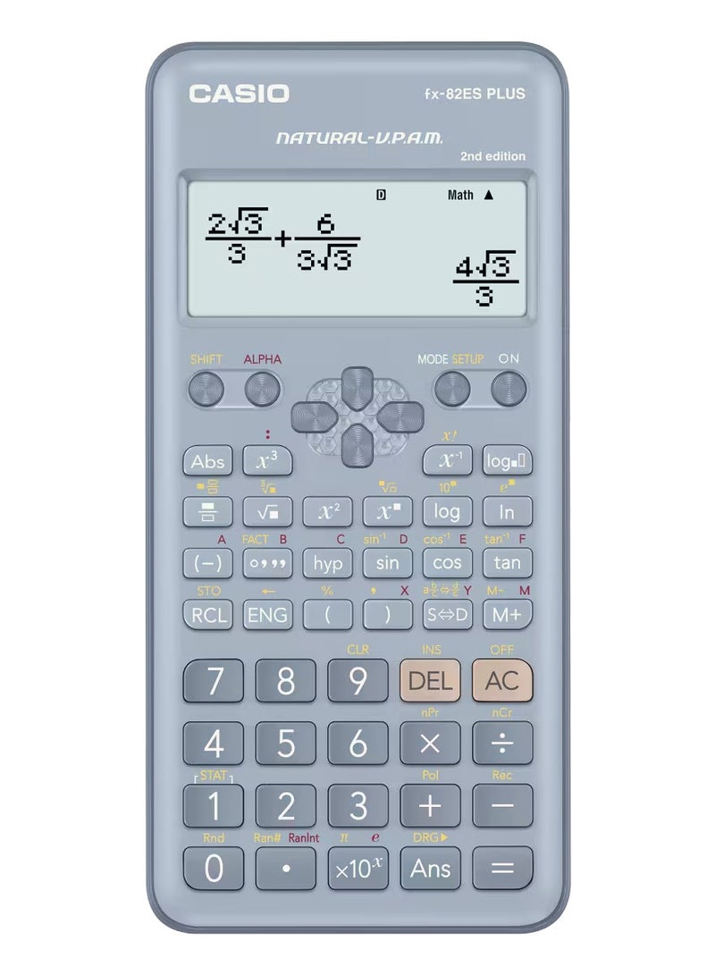 Calculator Fx-82Es Plus-2Bu Multicolour