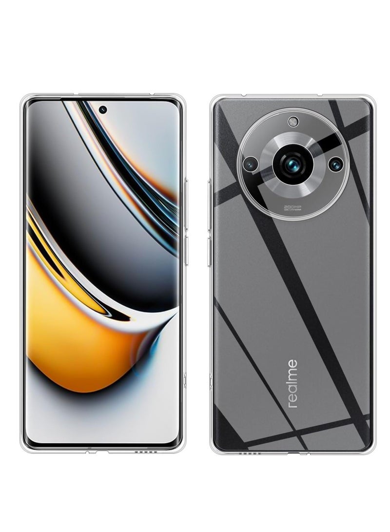 تين تك جراب حماية شفاف لموبايل ريلمي 11 برو / ريلمي 11 برو بلس / Realme 11 Pro / Realme 11 Pro Plus من البولي يوريثين المقاوم للحرارة مضاد للخدوش من تين تك - شفاف - Image 1